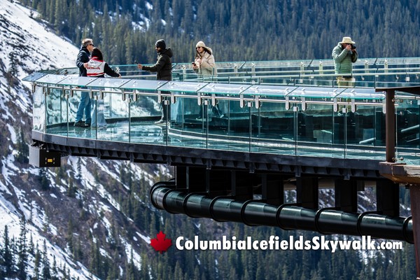 Columbia Icefields Glacier Skywalk During August