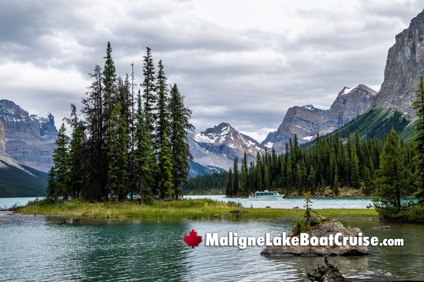 Maligne Lake Boat Cruise During August